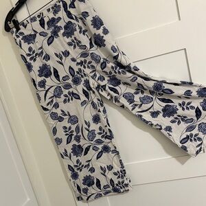 ELLA MOSS CROP LINEN PANTS